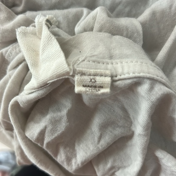 White Crow Long Sleeves Top with Tie Sleeves - Picture 6 of 7